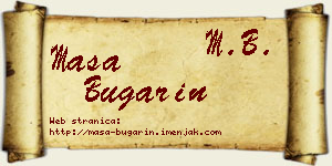 Maša Bugarin vizit kartica